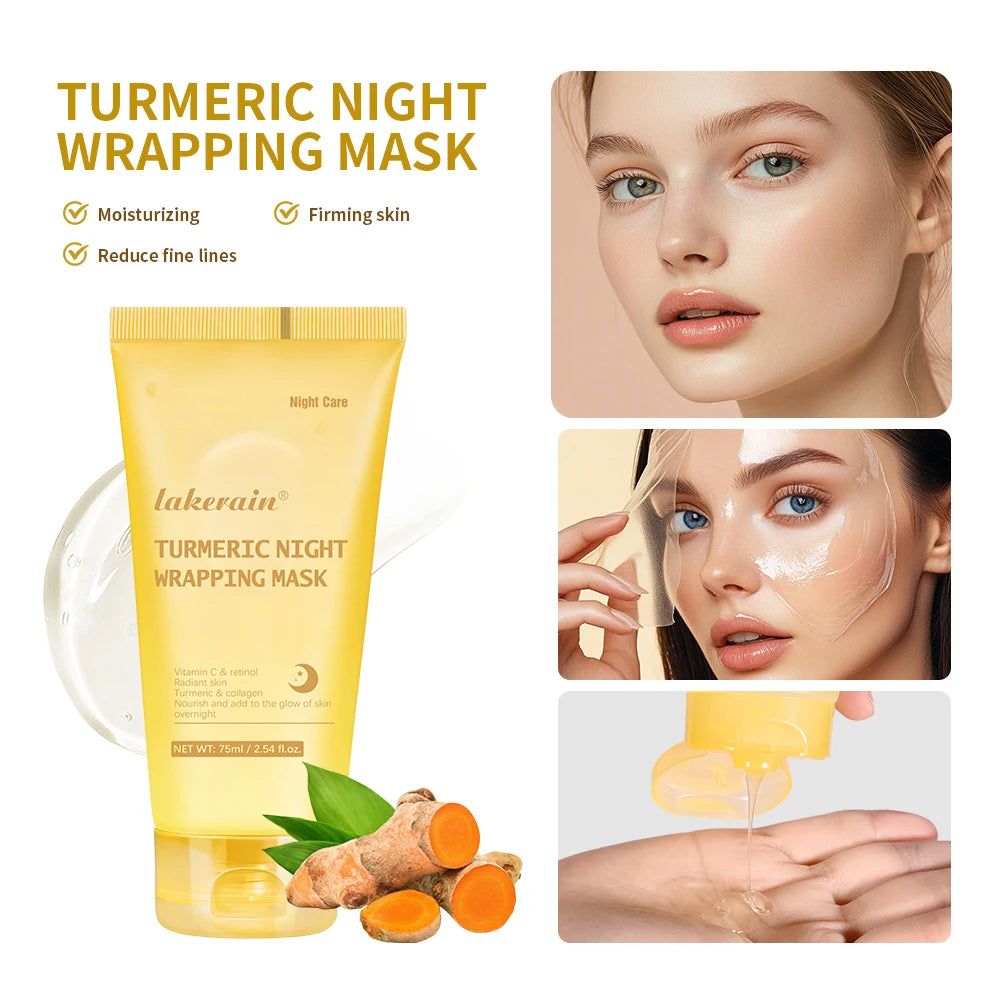 Máscara Facial Coreana de Colágeno Profundo Peel Off – Tratamento Antirrugas e Efeito Lifting – Máscara de Cuidados com a Pele Bio Pack para Uso Noturno (Overnight), Feminina
