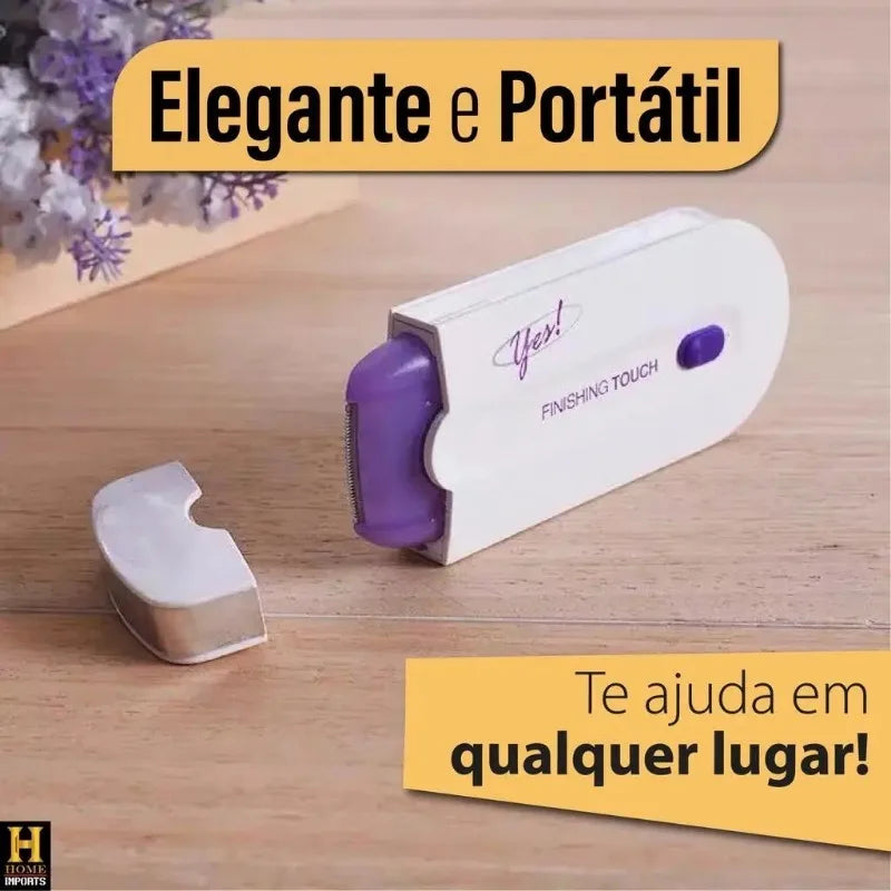 Depilador Elétrico Feminino para Corpo e Rosto, Sem Fio, com Carregamento Elétrico