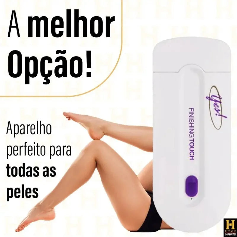 Depilador Elétrico Feminino para Corpo e Rosto, Sem Fio, com Carregamento Elétrico